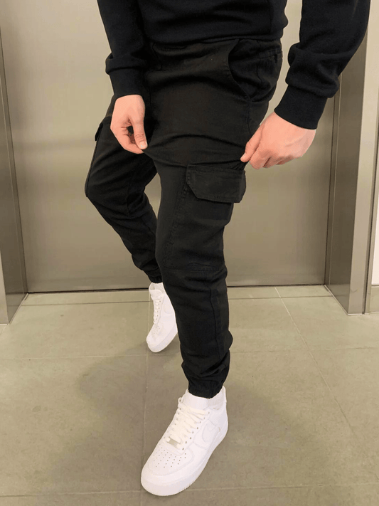 Men's Drawstring Cargo Pants for Comfort and Style-The Yellow Prime
