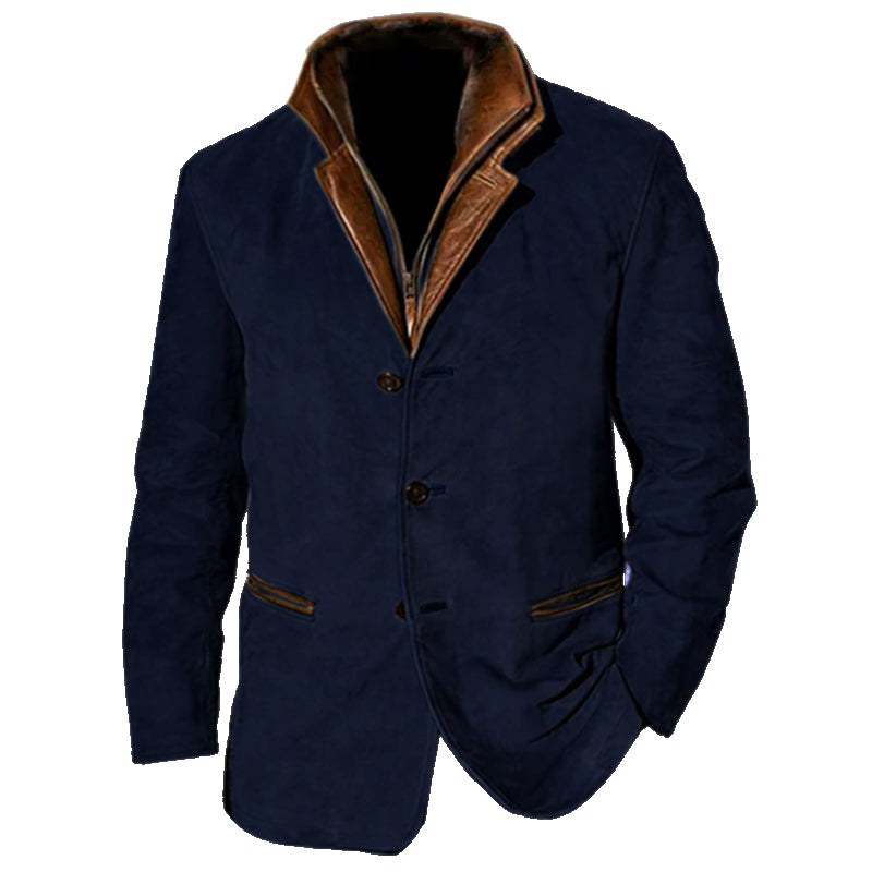 Men's Vintage Buckskin Jacket-The Yellow Prime