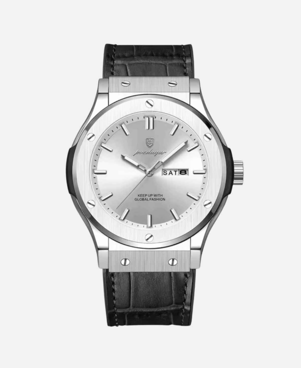 Men's classic stainless steel wristwatch for business and leisure-The Yellow Prime