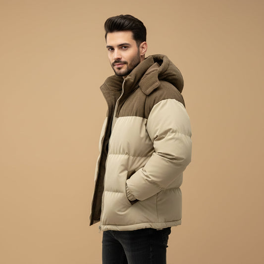 Veste homme matelassée à capuche, épaisse et chaude, pour une chaleur optimale
