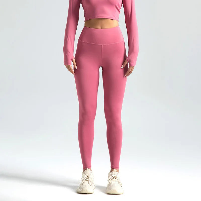 Y2K-gymleggings med høj talje og løftende effekt til kvinder – et must til hverdag