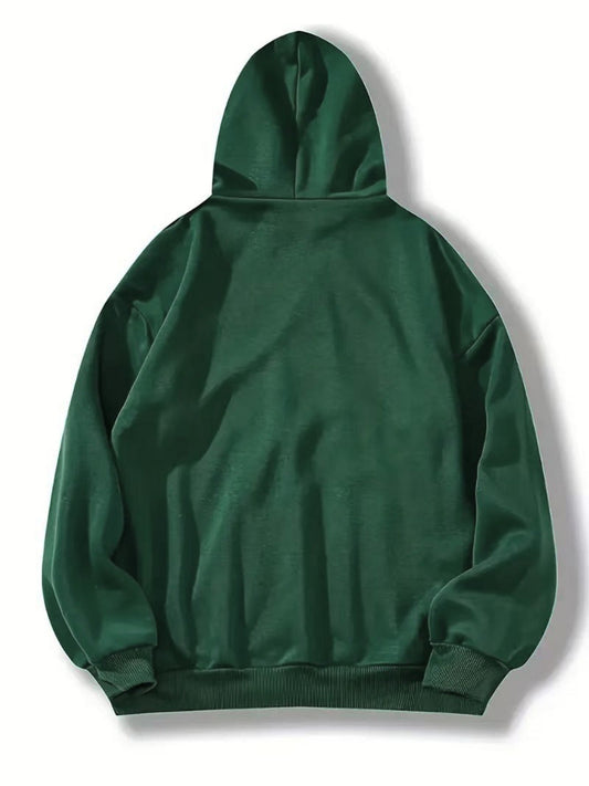 Women's Oversized Fleece Hoodie Pullover - Casual Comfort-The Yellow Prime