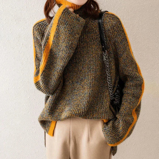 Women's Comfortable Knit Sweater – Cozy Fall & Winter Essential