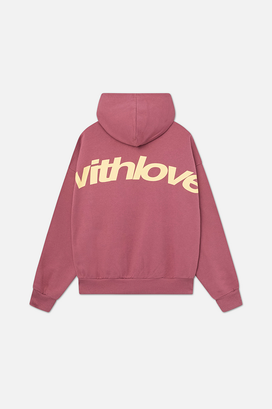 Women's Relaxed Fit Hoodie with Love Print