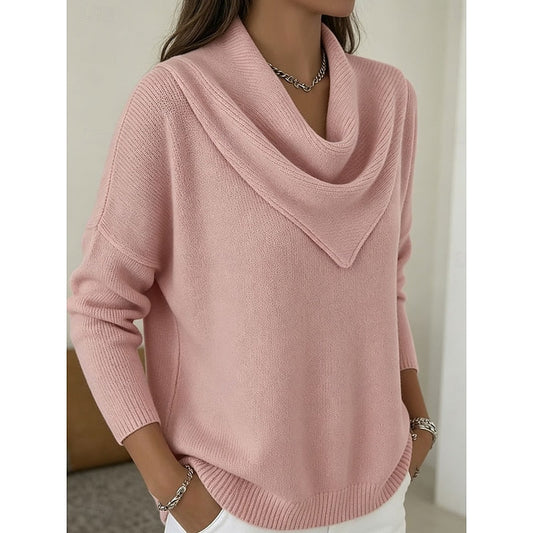 Women's Classic Cowl-Neck Sweater
