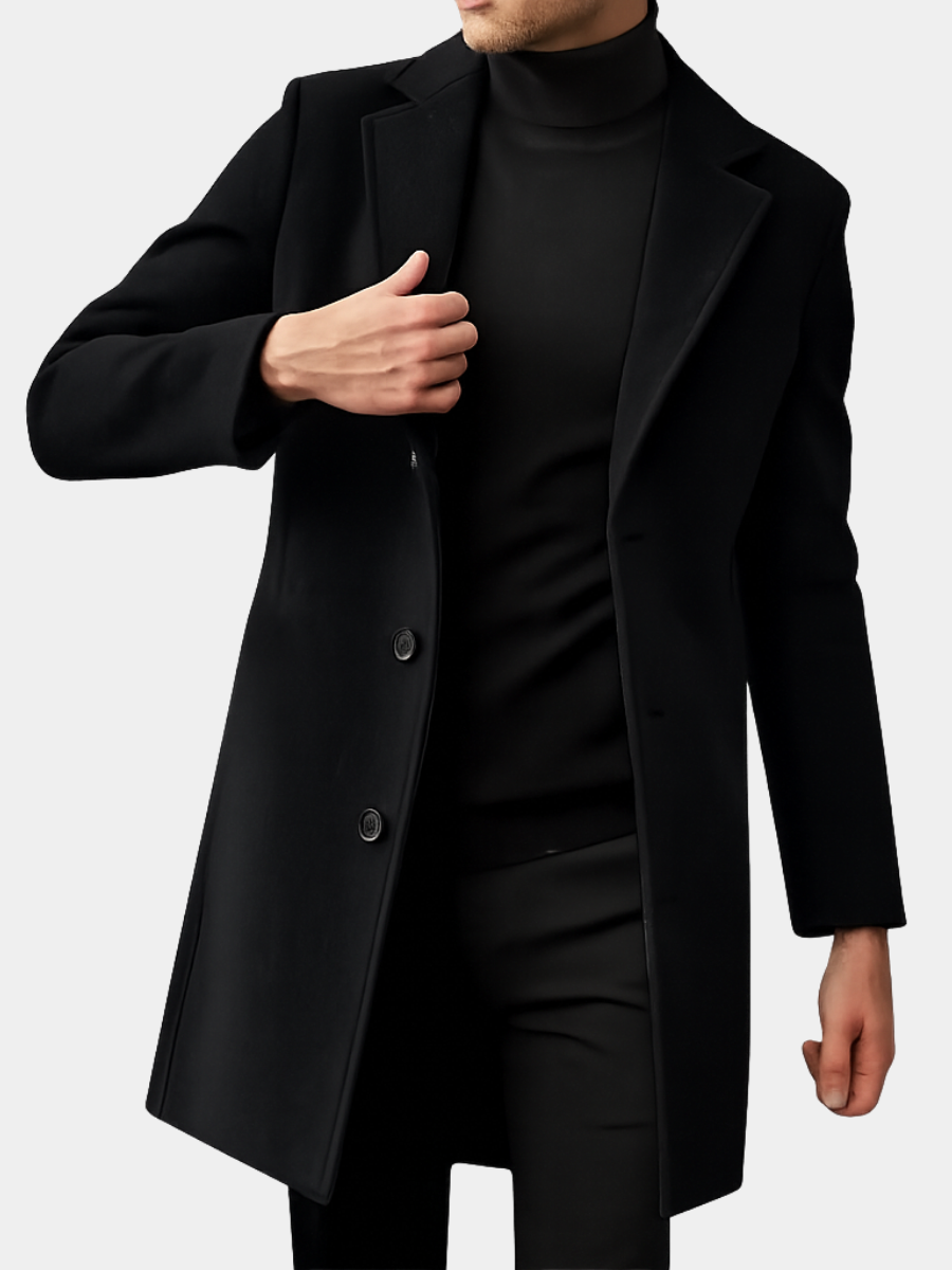 Men's Elegant Poised Considered Coat – Warm Fall & Winter Essential
