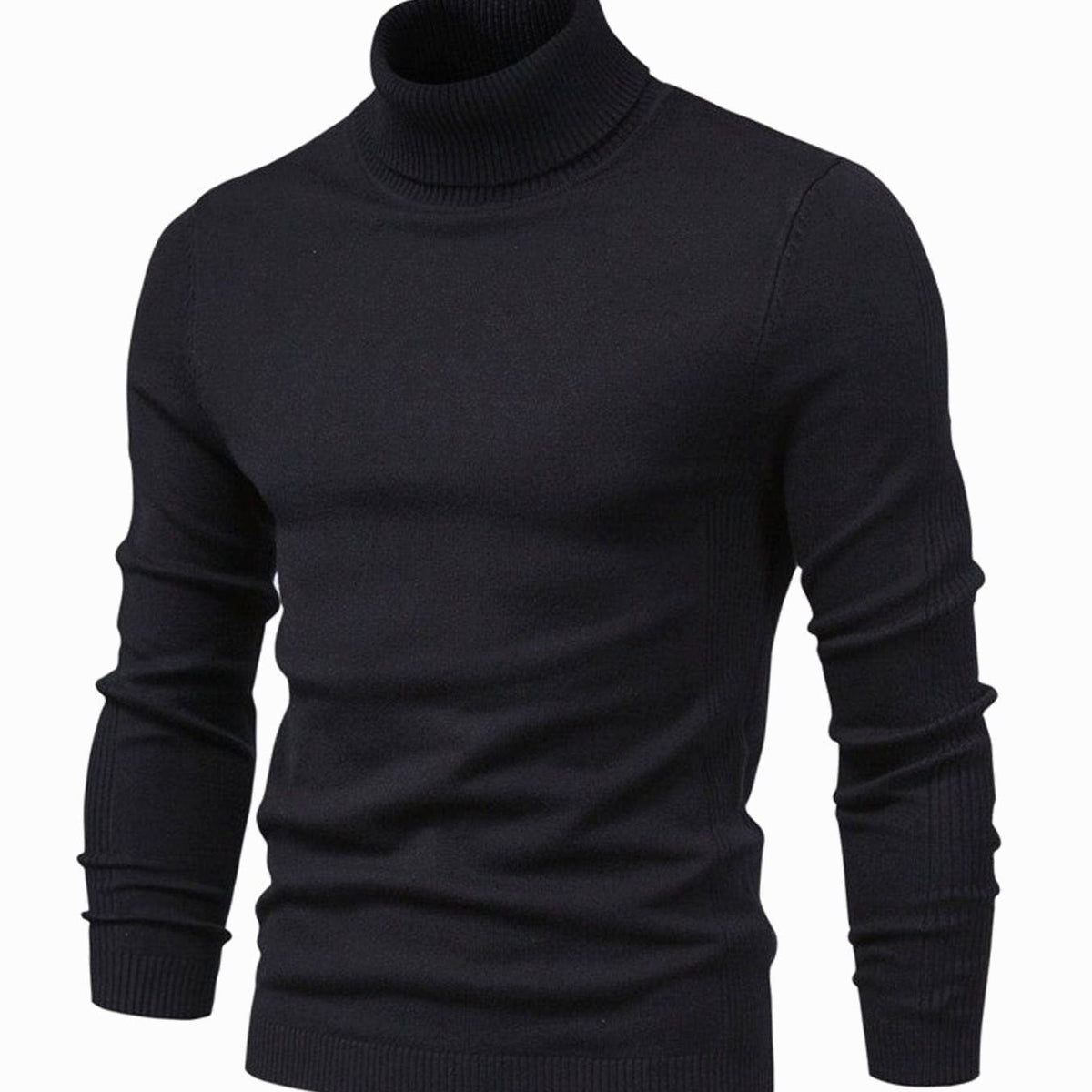 Skræddersyet strikket rullekravesweater til mænd – et hyggeligt must-have til efterår og vinter