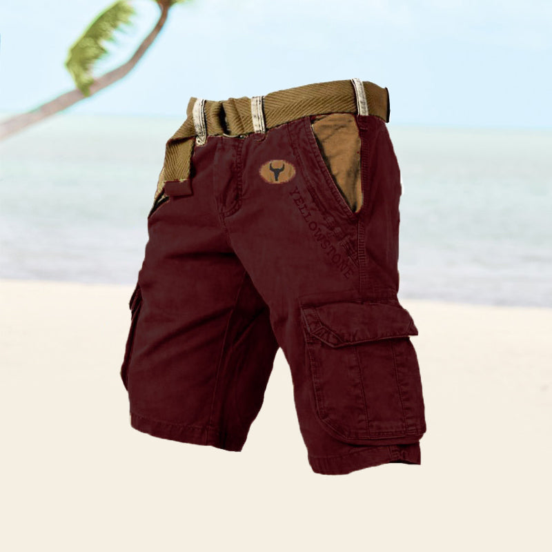 Albin | Men's Cargo Shorts with Belt