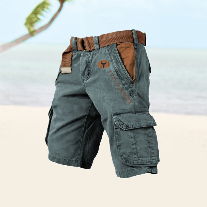 Albin | Men's Cargo Shorts with Belt