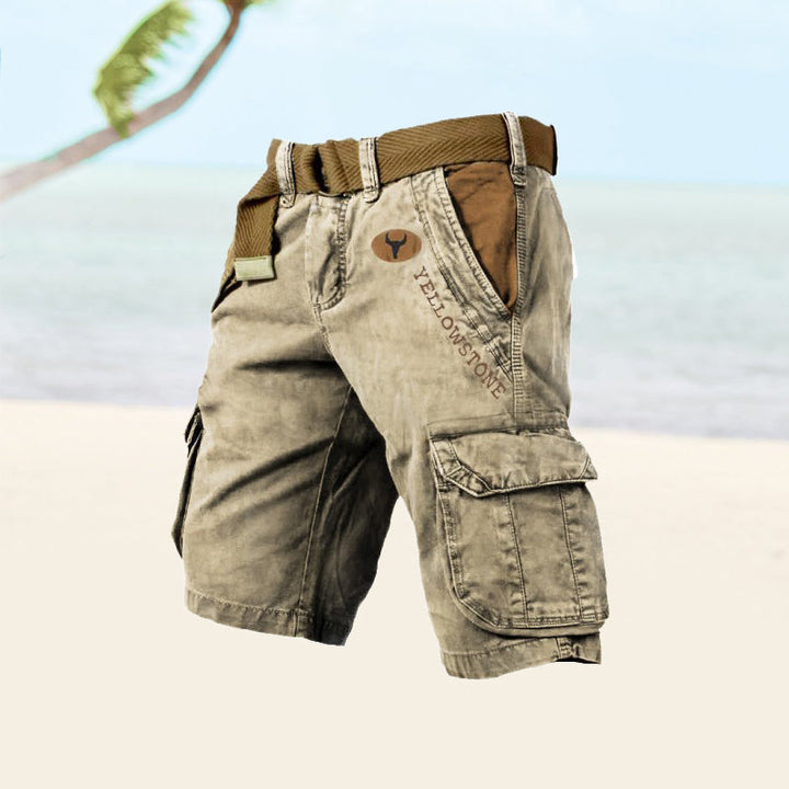 Albin | Men's Cargo Shorts with Belt