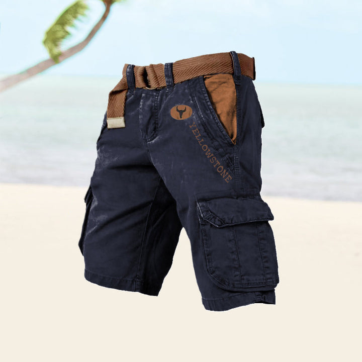 Albin | Men's Cargo Shorts with Belt