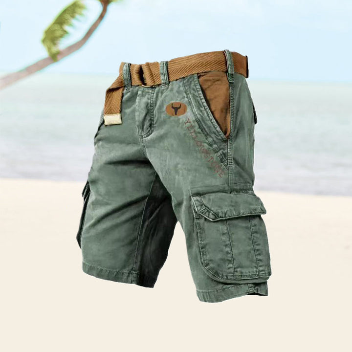 Albin | Men's Cargo Shorts with Belt