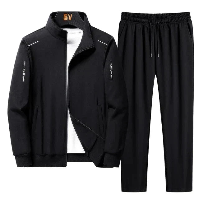 Men's Clean-Cut Two-Piece Tracksuit