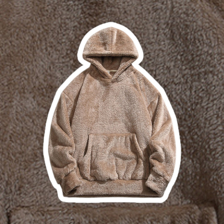 Men's Ultra-Soft Cozy Hoodie for Winter Comfort-The Yellow Prime