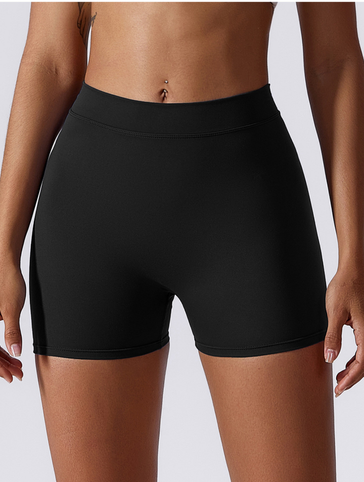 Women's High Waist Tummy Control Seamless Shapewear Fitness Shorts-The Yellow Prime