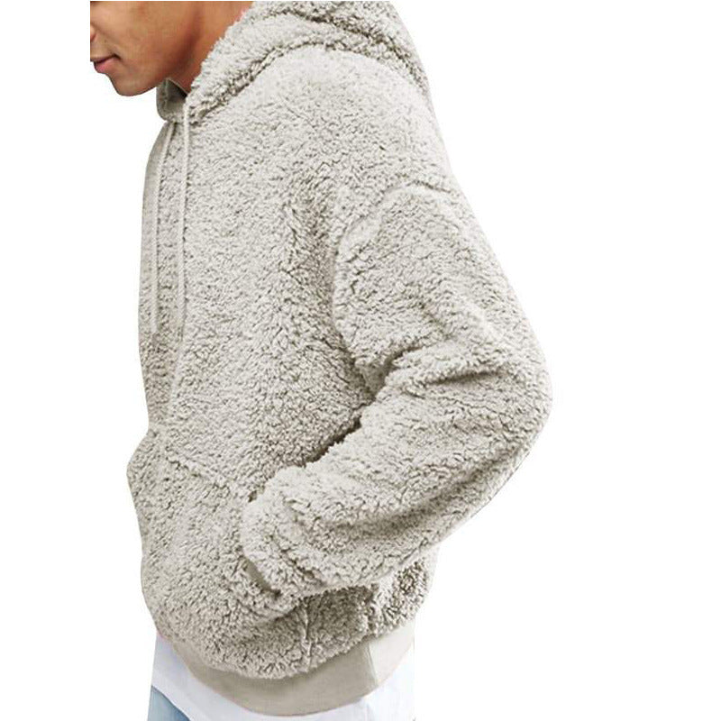 Men's Warm Cozy Sleeveless Hoodie – Oversized Fleece for Winter-The Yellow Prime