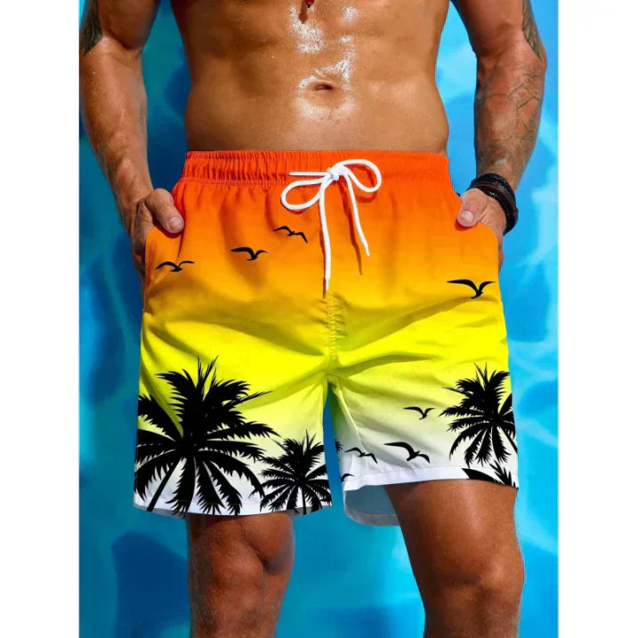 Augustin | Men's Tropical Swim Trunks