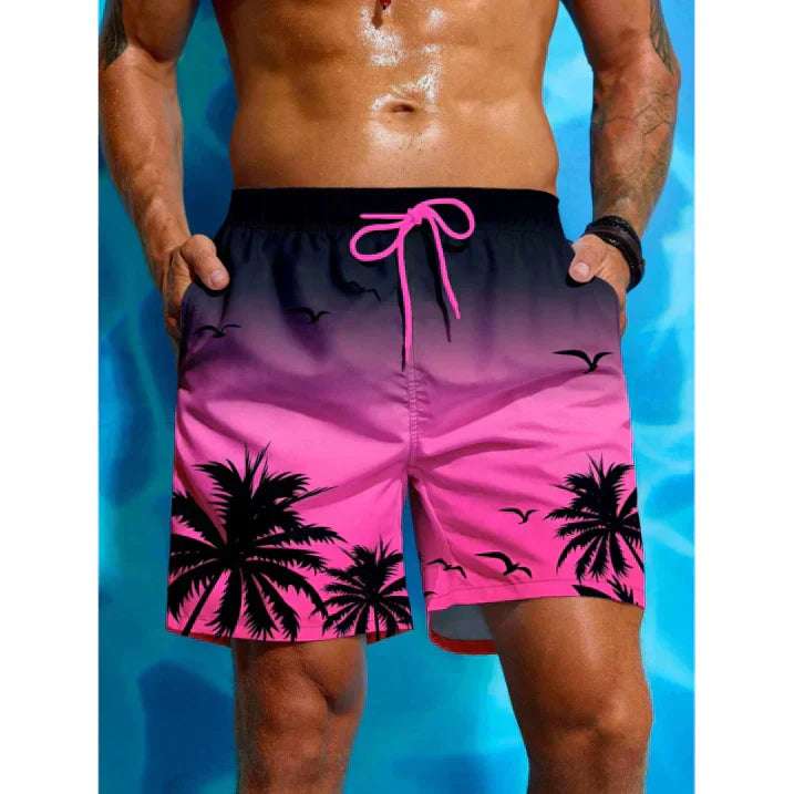 Augustin | Men's Tropical Swim Trunks