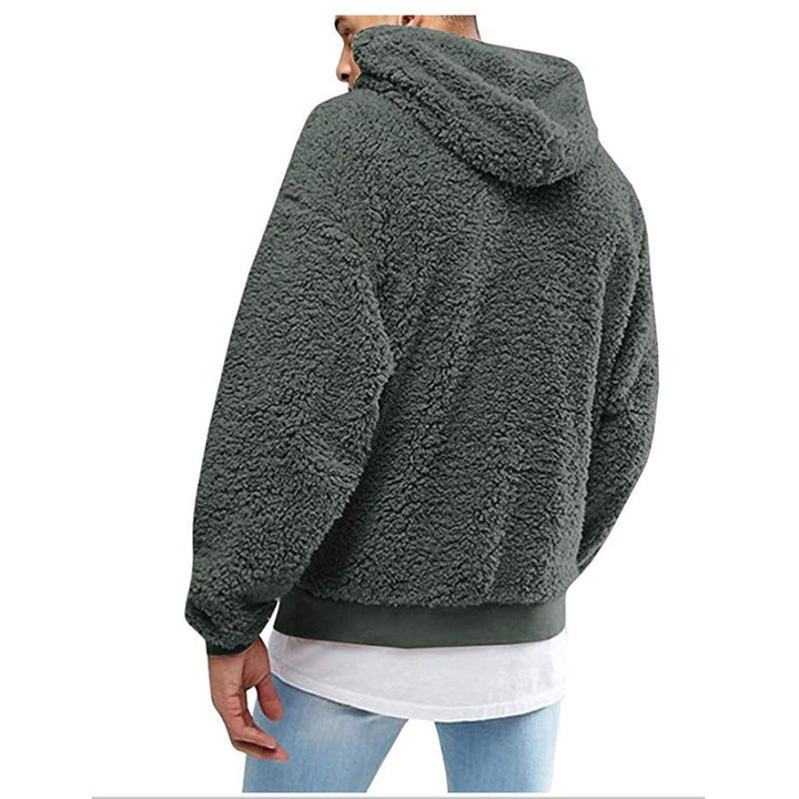 Men's Warm Cozy Sleeveless Hoodie – Oversized Fleece for Winter-The Yellow Prime