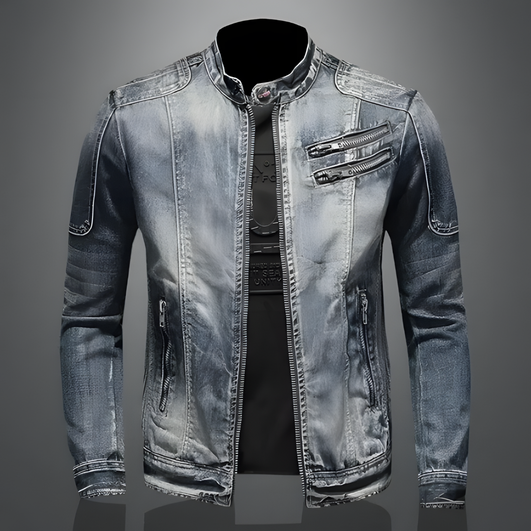 Michael | Men's Premium Denim Comfort Jacket