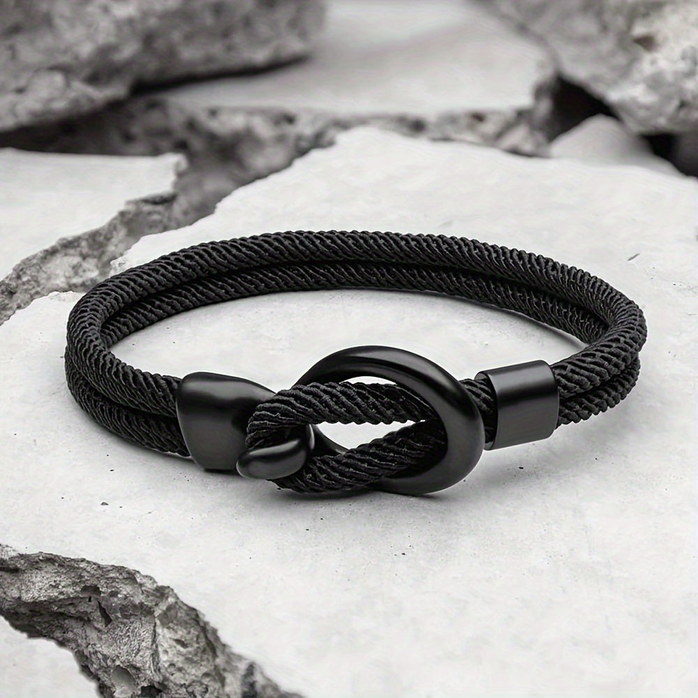 James | Men's Stylish Handmade Rope Bracelet for Casual Autumn Wear-The Yellow Prime