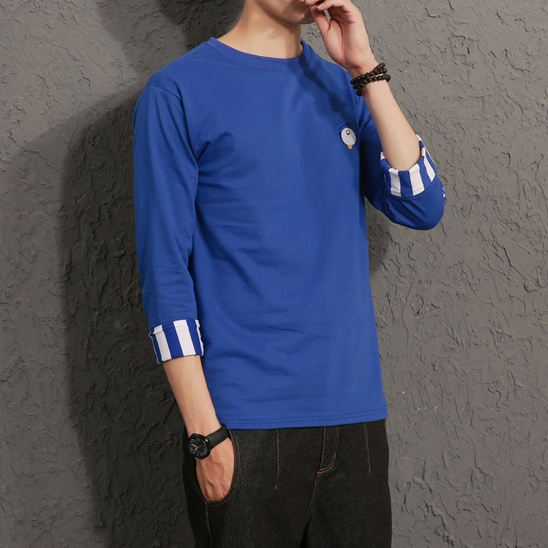 Men's Lightweight Relaxed Boxy Cotton T-Shirt for Autumn-The Yellow Prime