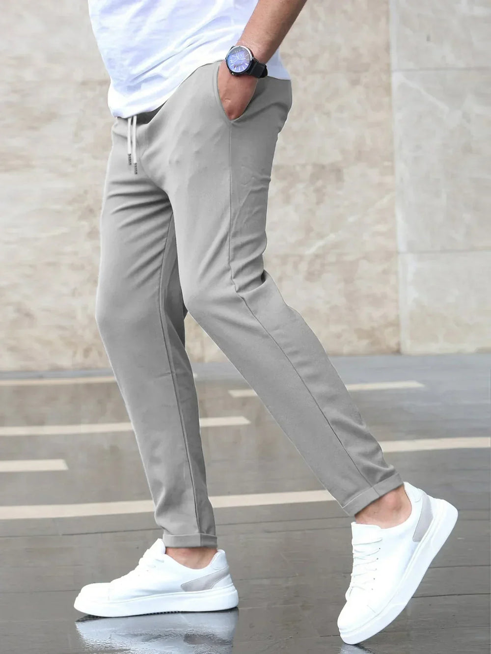 Jérôme | Men's Premium Stretch Luxe Pants-The Yellow Prime
