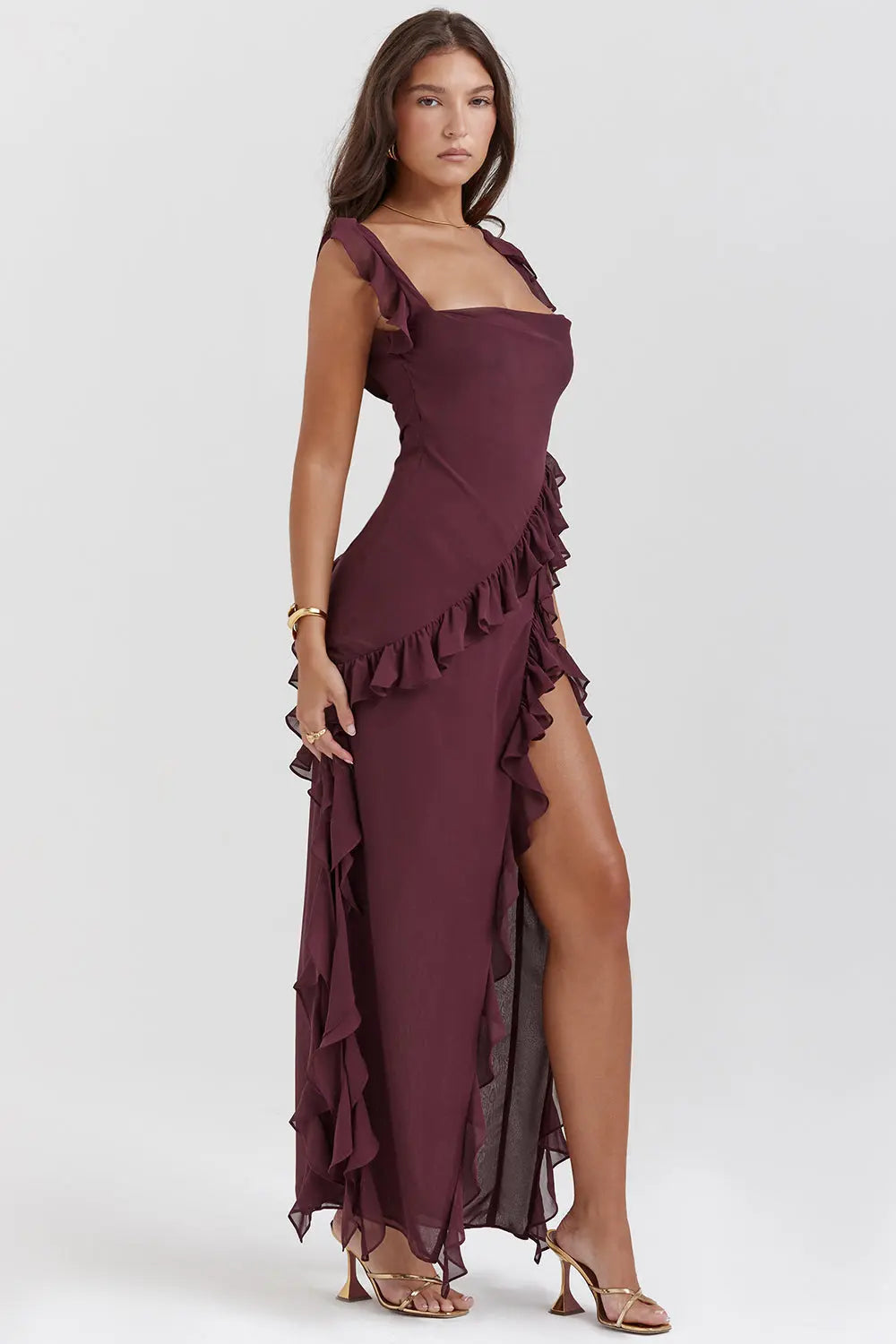Katja | Women's Maxi Dress with Elegant Design-The Yellow Prime