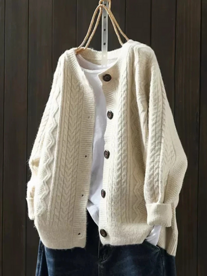 Noele | Women's Knitted Cardigan-The Yellow Prime