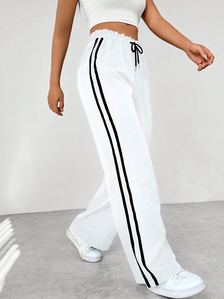 Emily | Women's Sporty Wide-Leg Pants-The Yellow Prime