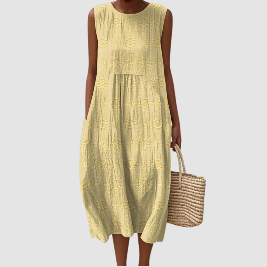 Allison | Women's Breathable Summer Dress-The Yellow Prime