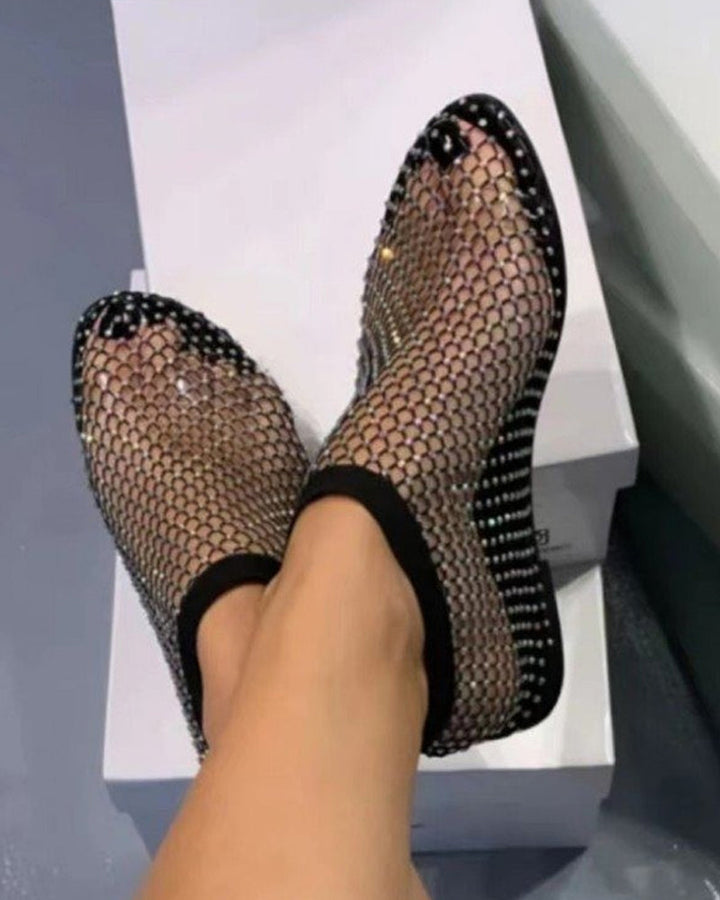 Jessie | Women's Elegant Shiny Ballet Flats in Latest Fashion-The Yellow Prime