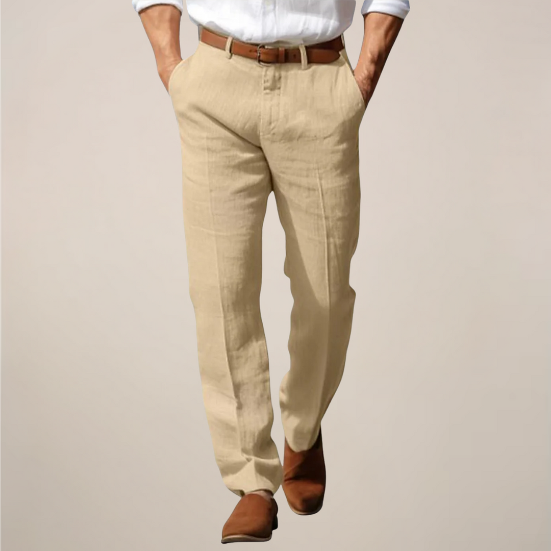 Charles | Men's Straight-Leg Casual Trousers