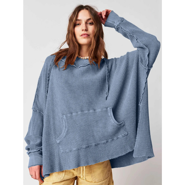 Women's Distressed Sweater - Unapologetic Style-The Yellow Prime