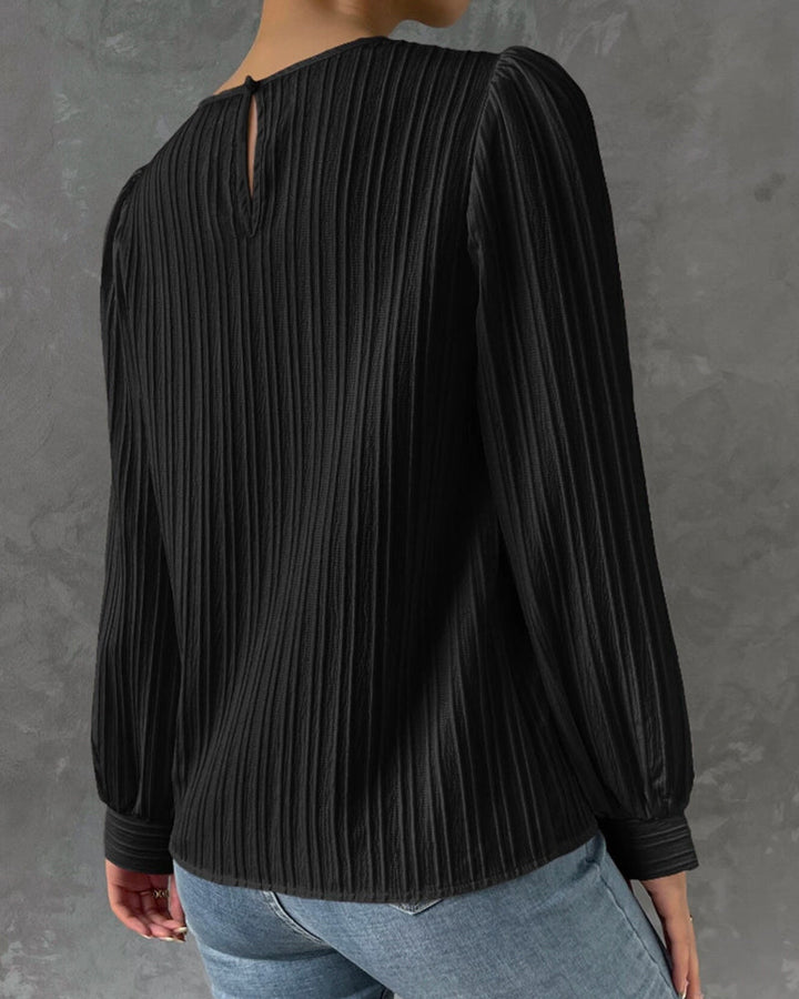 Women's Elegant Round Neck Shirt-The Yellow Prime
