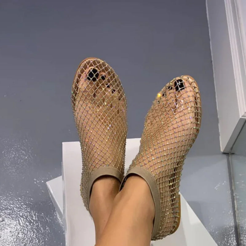Jessie | Women's Elegant Shiny Ballet Flats in Latest Fashion-The Yellow Prime