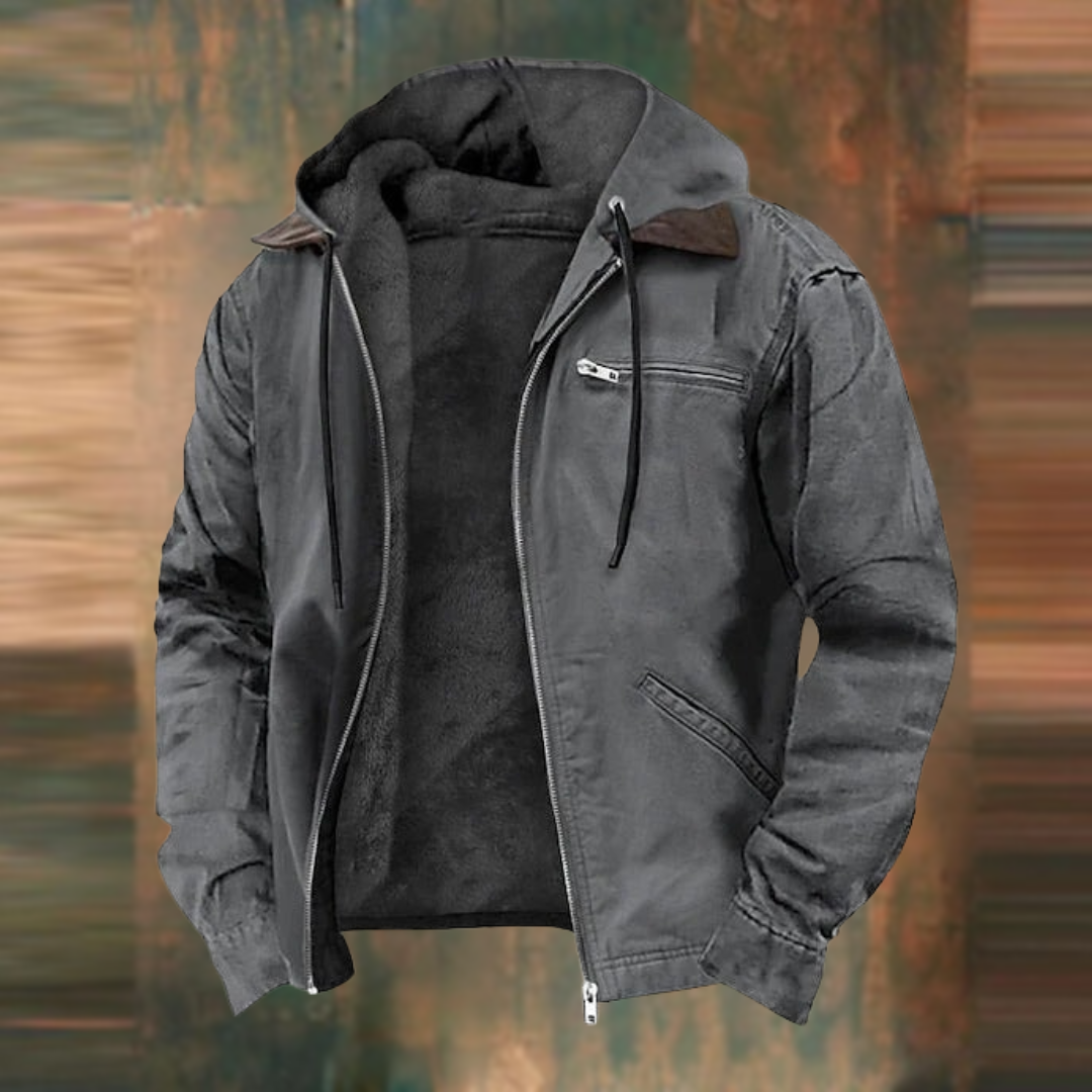 Giacca casual elegante da uomo con cerniera