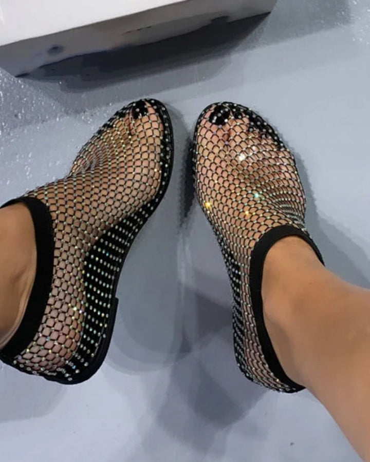 Jessie | Women's Elegant Shiny Ballet Flats in Latest Fashion-The Yellow Prime