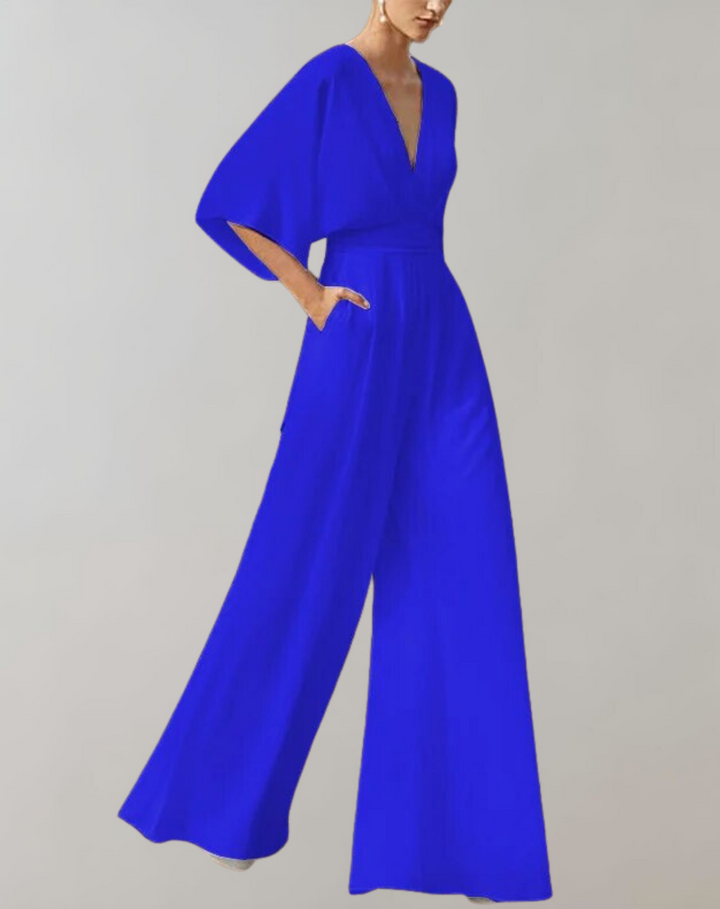 Women's Casual Wide-Leg Jumpsuit-The Yellow Prime