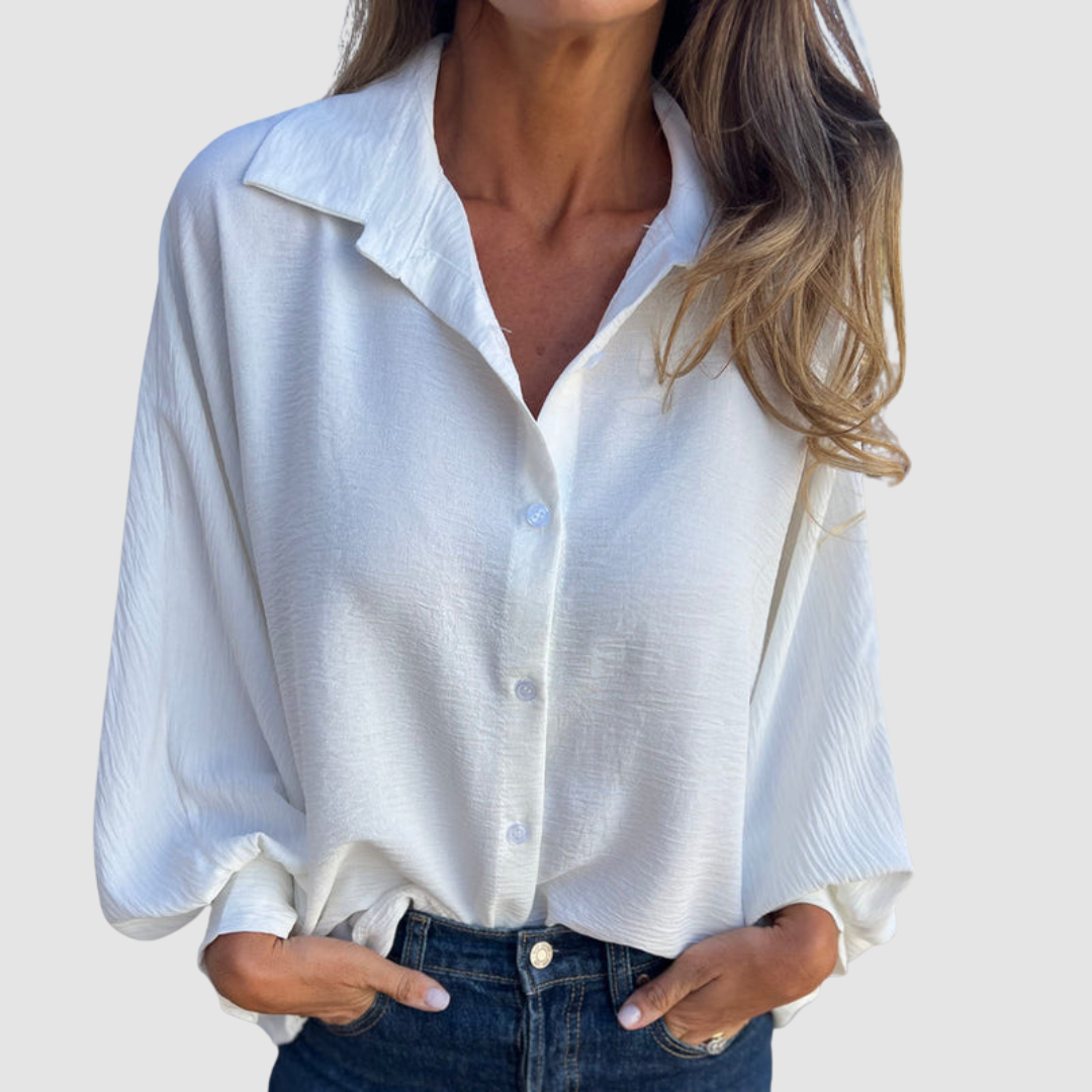 Liza | Women's Elegant Oversized Blouse-The Yellow Prime