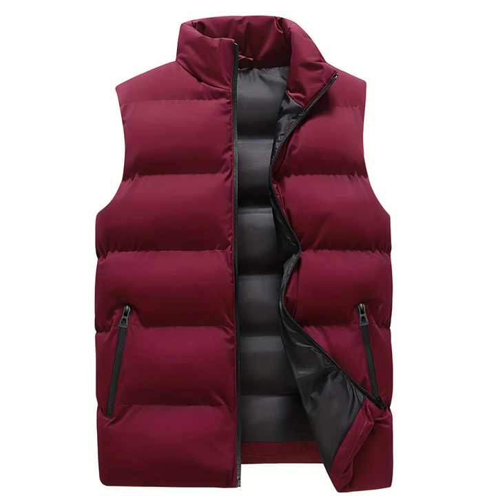 Men's Winter Puffer Vest for Layering and Warmth