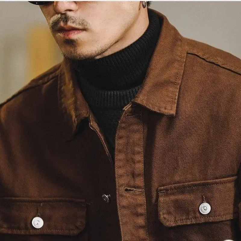 Men's Canvas Jacket - Brickstone Style-The Yellow Prime