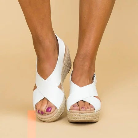 Courtney | Women's Luxurious Comfortable Summer Sandals-The Yellow Prime