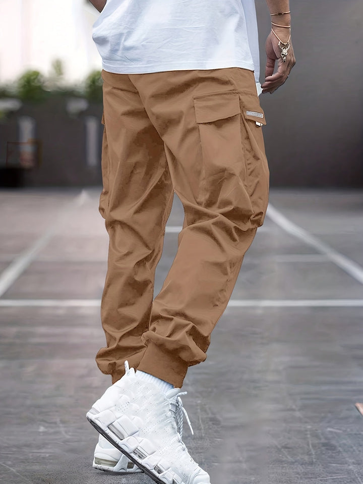 Oliver | Men's Cuffed Ankle Cargo Jogger Trousers
