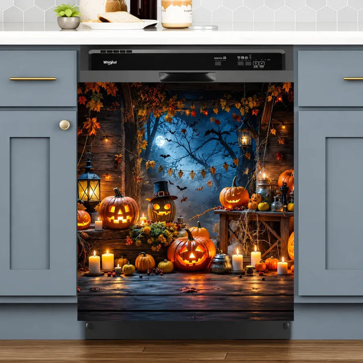 Magnetische vaatwasserhoes voor Halloween – herbruikbare keukendecoratie voor een griezelige sfeer