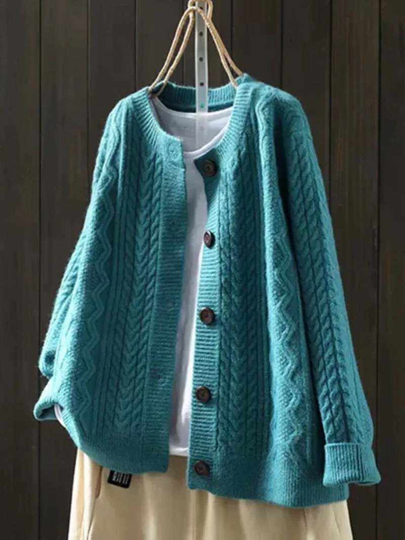 Noele | Women's Knitted Cardigan-The Yellow Prime