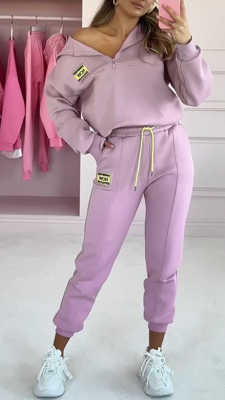 Conjunto cómodo de ropa de estar en casa para hombre con sudadera y pantalones jogger