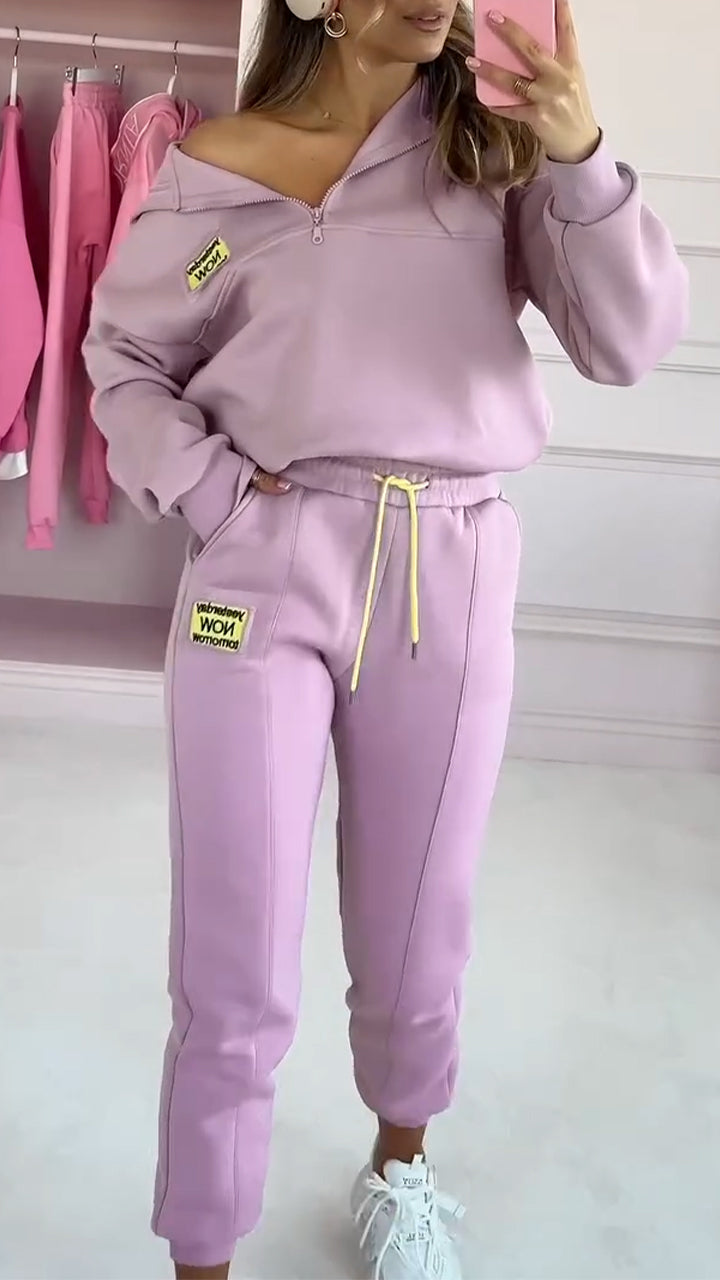 Conjunto cómodo de ropa de estar en casa para hombre con sudadera y pantalones jogger