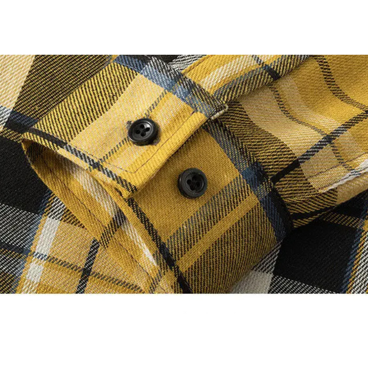 Men's Plaid Oakridge Shirt - Stylish and Comfortable-The Yellow Prime