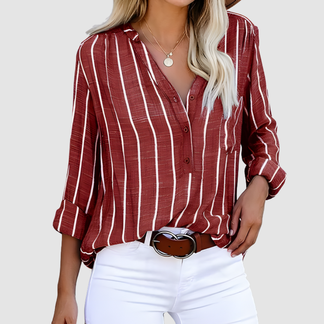 Lilac | Women's Stylish Casual Blouse-The Yellow Prime